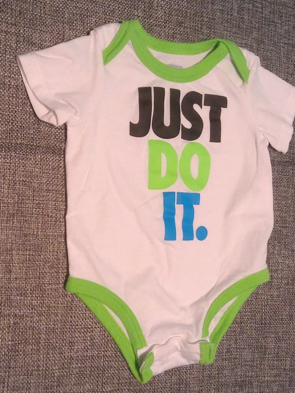Nike Baby Boys Bodysuit Onesies 3-Piece Lot Size 3M 100% Cotton